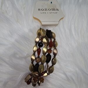 Sonoma Gold and Brown Artisanal Bracelet‎